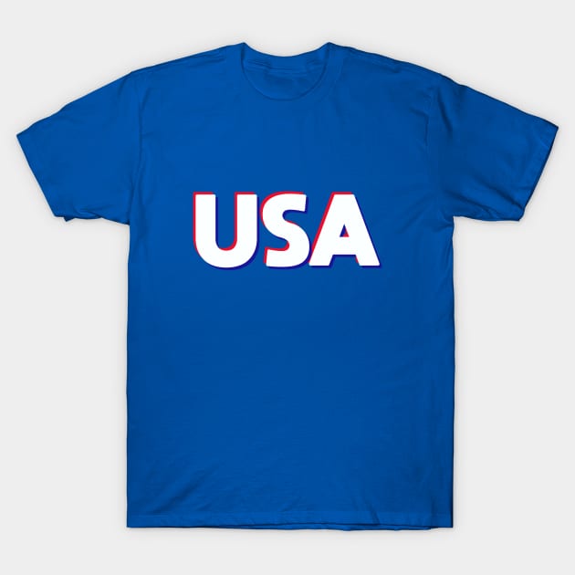 USA T-Shirt by Dale Preston Design